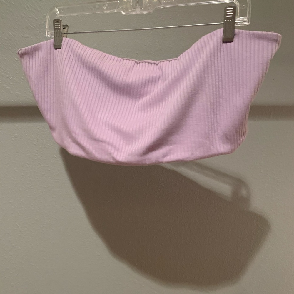 Violet bandeau top